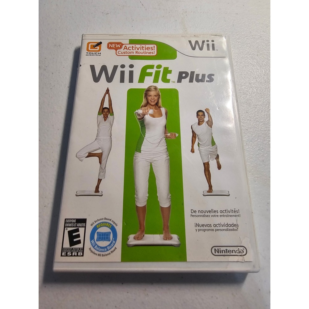 Wii Fit Plus Nintendo CASE ONLY Has Manual Included